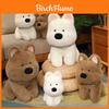 Süßer West Highland White Terrier Plüschhund Stofftier Weiches Kuscheltier Für Haustiere In Weiß-Braunen Farben