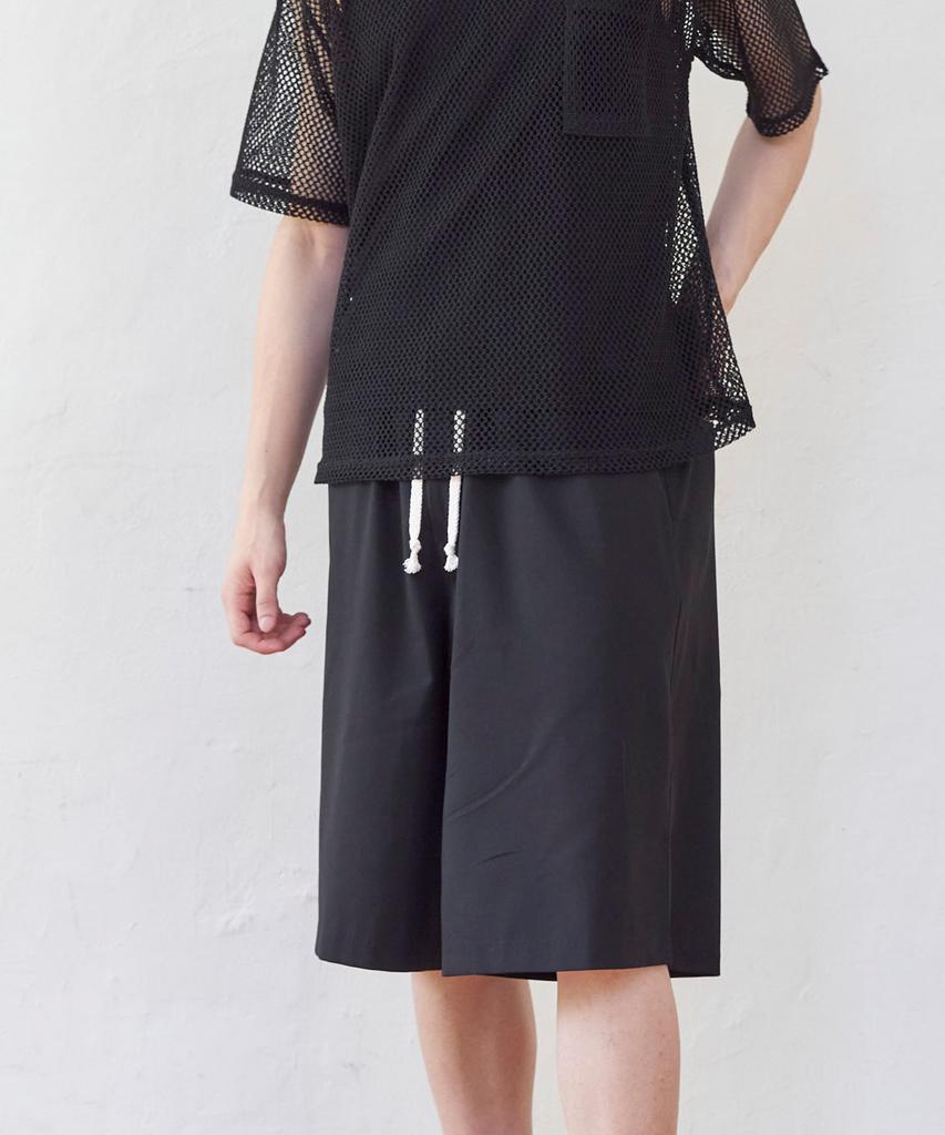 Centair Easy Wide Bermuda Pants_Black