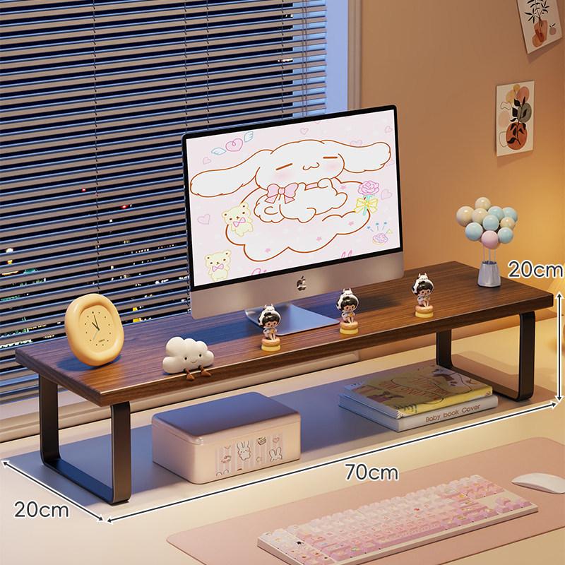 Monitor Stand with Cooling Base: Desktop and Laptop Lifting Bracket for Students