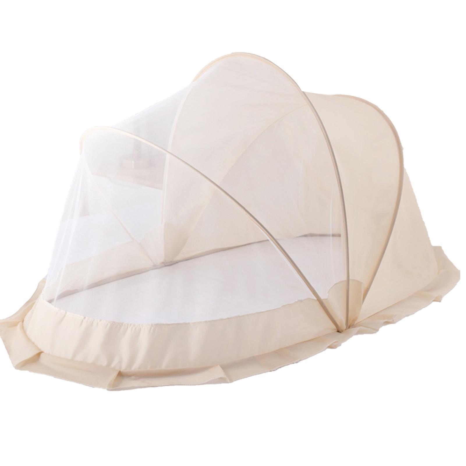 

Детская сетка для кроватки, тент-балдахин, полная защита, складная, безопасная защита для детей, розовая, 133x68x66см 133x68x66cm / 52.36x26.77x25.98in хаки