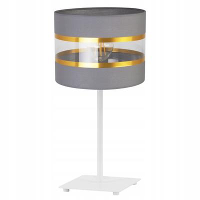 Night Table Lamp, Elegant Gold Lampshade, 20 Cm