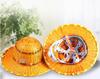 Bamboo Weave Safety Helmet - Large Brim, Breathable Summer Hat for Construction, Factory, Mine, Dock, Railway, and High-Altitude Work