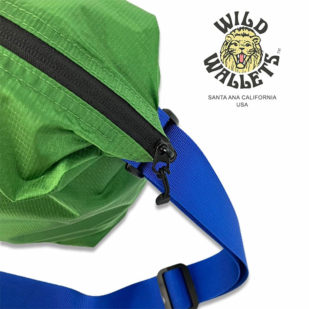 Wild Wallet WW-021 Nylon Shoulder Bag (Lightweight Nylon) - Casual, Crossbody, 01BLK