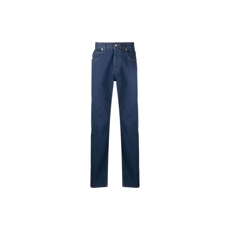 Versace Jeans Men's Blue Moderate Straight Fit Pants A864521-F00654-1D100