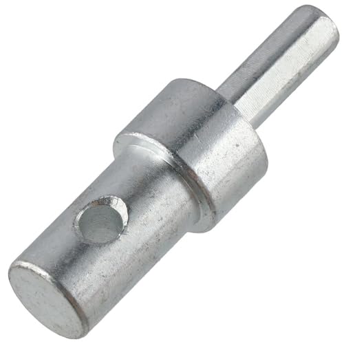 

napkery 3/4 Interface Internal Diameter Ice Drill Bit Adapter, Universal 304 Stainless Steel Hex Shank Adapter, Ice Auger Drill Accessory for Corded