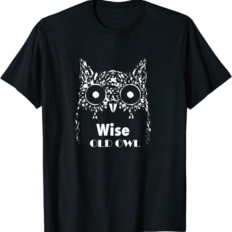 NEW LIMITED Owl Lover Old Cool Design Premium Great Idea T Shirt S 3XL