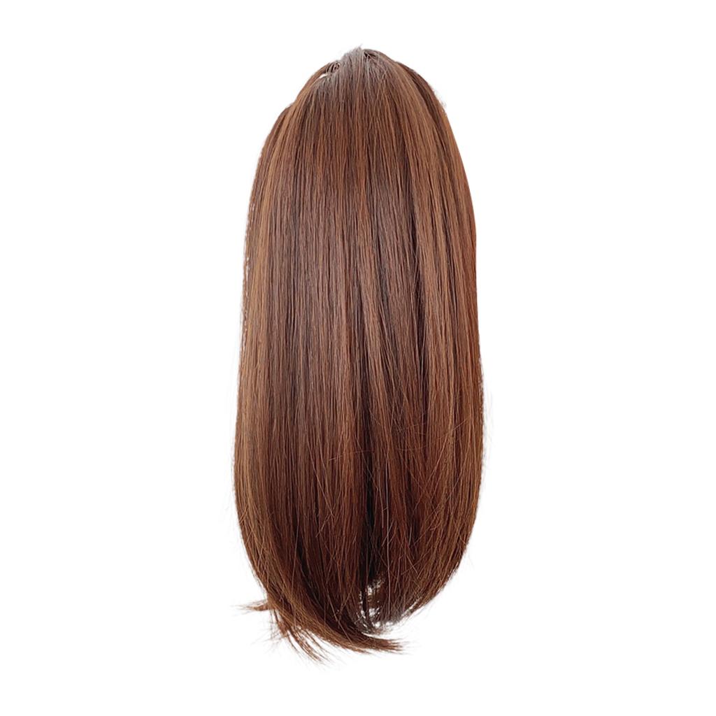 פאה קצרה לנשים עם קליפס, מסוגננת, רב פעמית, לעיצוב עצמי, תוספות שיער למסיבת קוספליי בנושא