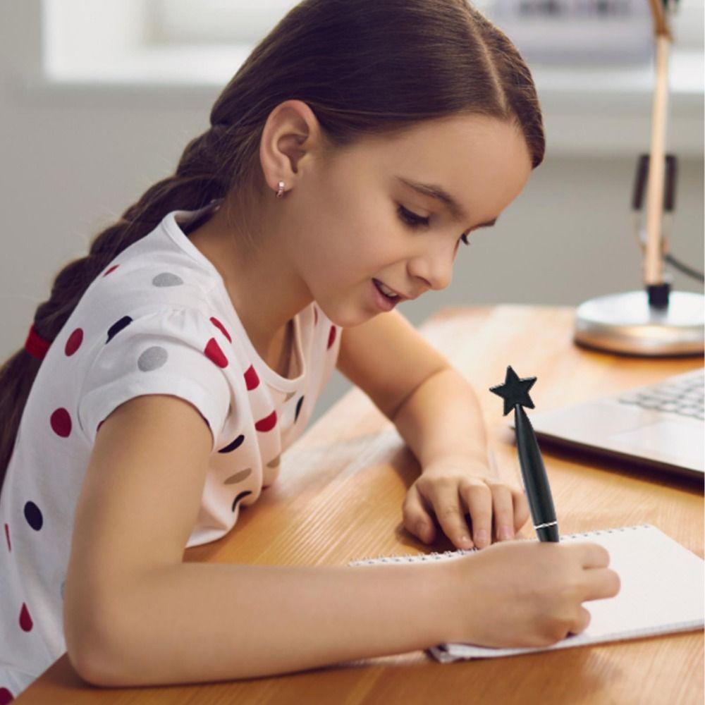 Smooth Star Shaped Pen Creative Gel Ink Rollerball Pens Kawaii Ballpoint Pen  Christmas Gift