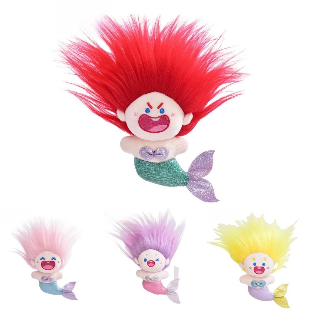 Pluszowa lalka z serii Syrenka z wypełnieniem z bawełny PP, idealna na prezent i do pokoju zabaw dla dzieci