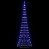 LED Christmas Tree with 355 LEDs Blue 302.5 Cm Metal