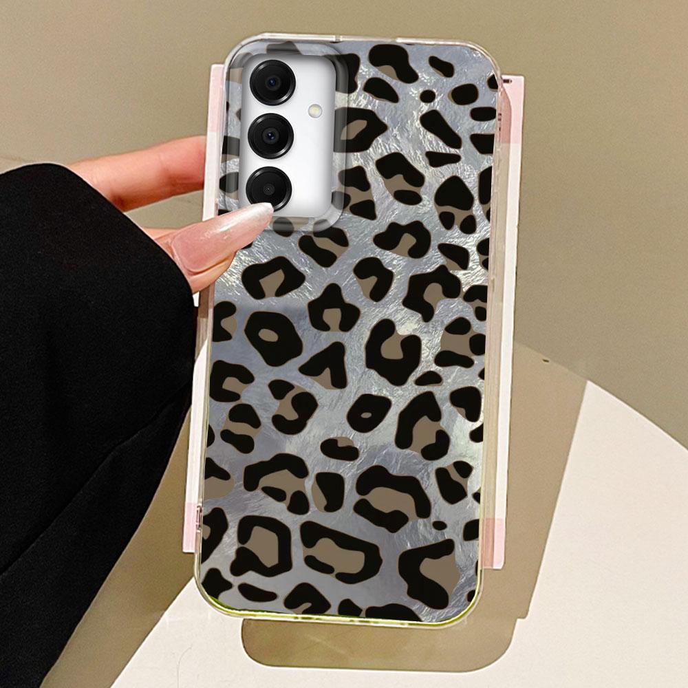 Retro Leopard Vortex Pattern Phone Case for Samsung Galaxy A16 A55 A07 A17 A56 A36 A26 A53 A06 A14 A24 A34 A54 A15 A12 Cover