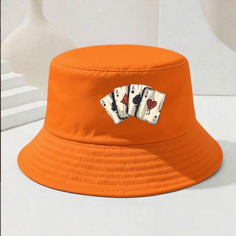 Packable Portable Bucket Hat Lightweight Travel Sun Cap Anti-Uv Beach Fishing Hat All-Match Trendy