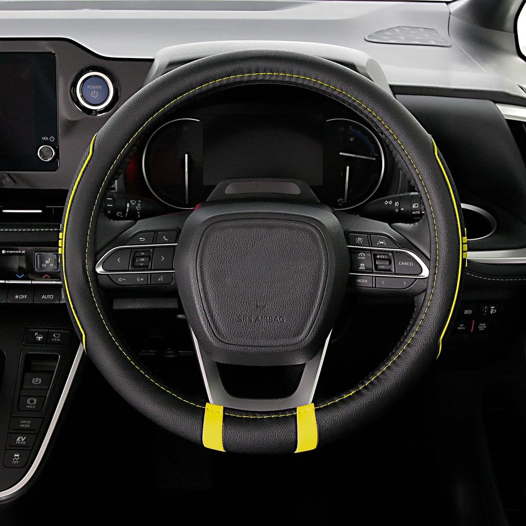 MOMO FAST Steering Wheel Cover, Italy, Milan, Size Small, Yellow