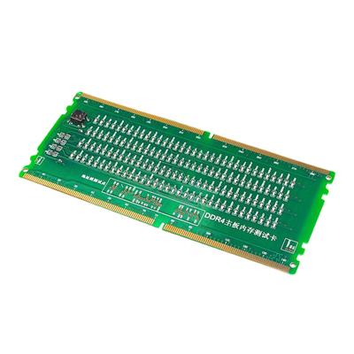 Bilgisayar Bellek Test Cihazı Masaüstü DDR4 Bellek Test Cihazı İleri Geri Kullanılabilir Bellek Test Cihazı PC için LED'li Kart