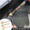 Universal Car Bumper Plastic Repair Tool Electric Iron Smoothing Welding Nozzle Triangle Copper Tip for Multiple Use