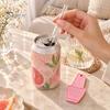 Decorative Key Ring Tool Portable Beverage Can Opener Keychain, 3D Printed Nail Polish Small Bottle for Rings Shape with Outdoor Activities