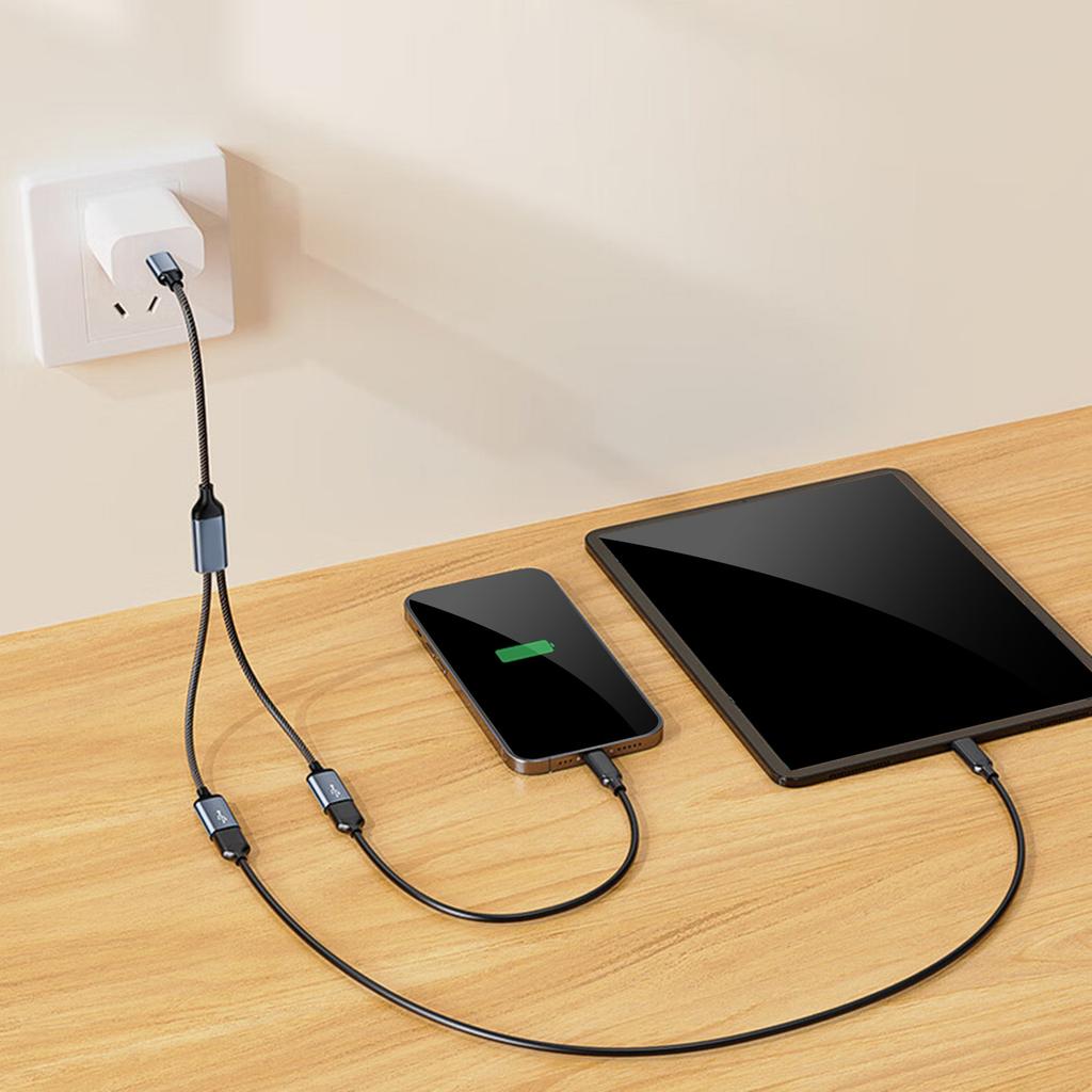 2/3 Port USB C Charging Data Transfer USB C OTG Cable Phone Adapter 2/3 Port Type C to USB Adapter