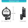 S Shaped Flash Bracket For S3,V1/V860III/AD200 Hot Shoe Mount Speedlights Quick Installation Lightweght Durability Design