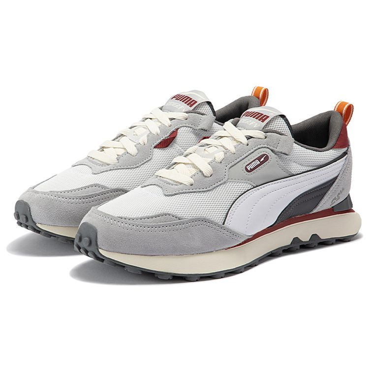 Puma Rider FV Unisex Gray Cream White 387173-02
