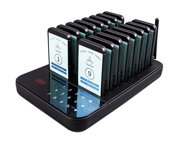 One-to-Twenty Wireless Vibration Pager: Queue and Pickup System for Milk Tea & Dessert Shops