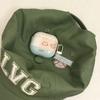 Сшитый чехол-наушники с рисунком в горошек, кошкой и яблоком для AirPods 1 / 1-го поколения, мультяшный чехол Bluetooth PRO1, нишевый PRO1