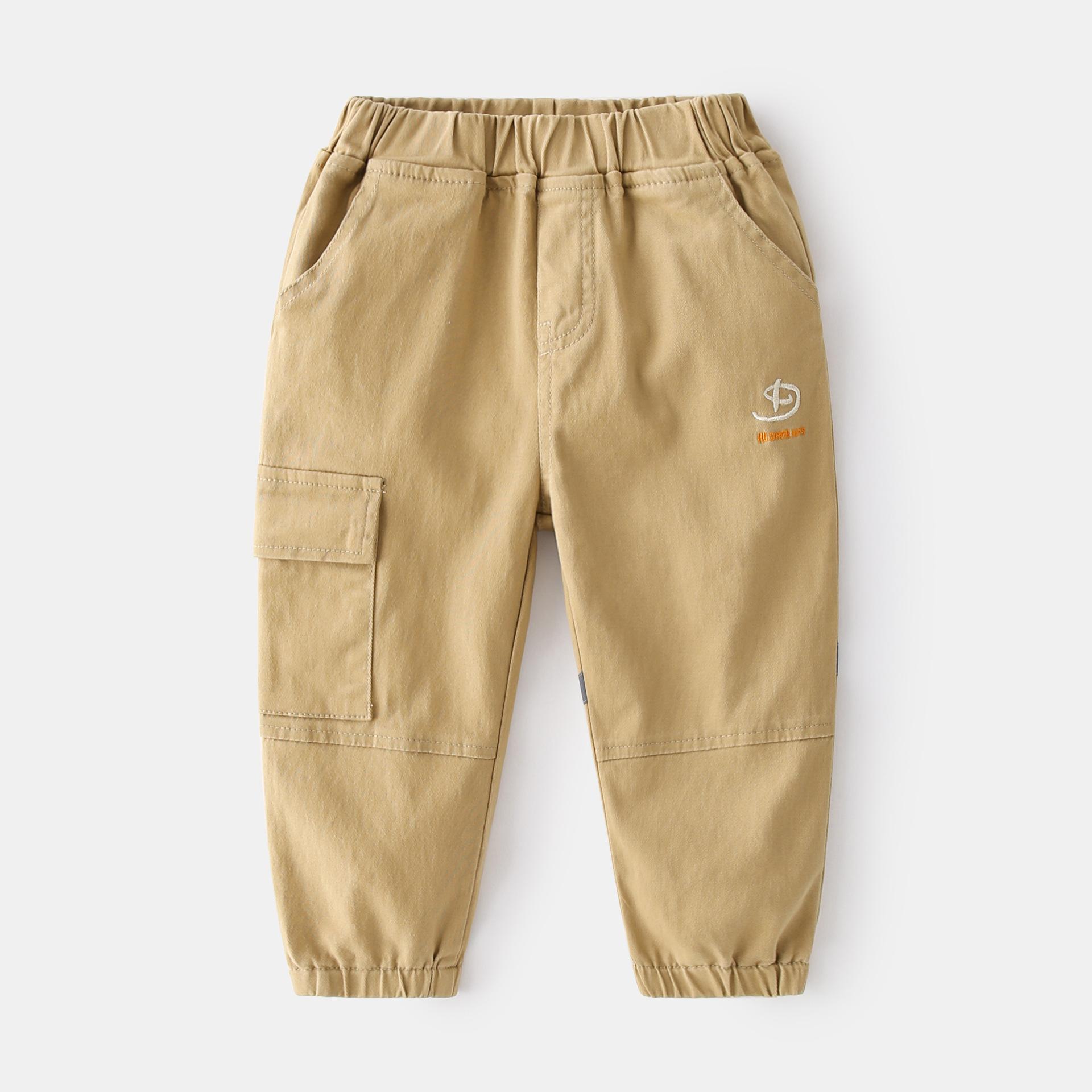 Children s pants, boys  trousers, spring trendy new spring clothes, big children s casual spring sweatpants, spring and autumn thin style 100cm