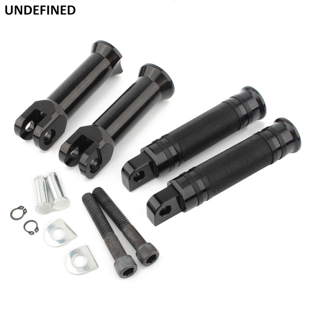 Motorrad-Fußrasten, CNC-gefräste Fußrastenhalterungen für die Rückseite der Motorradfußrasten, für Harley Softail Fat Boy Breakout Street Bob Sport Glide 2018–20