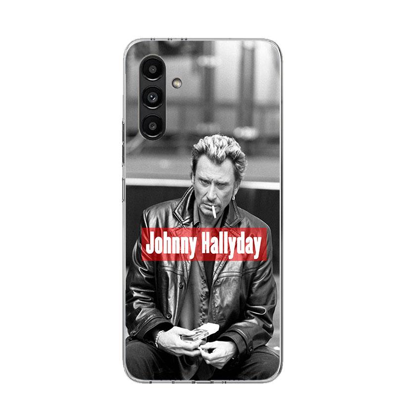 Johnny Hallyday Music Case Phone Cover for Samsung Galaxy A16 A56 A36 A26 A15 A55 A35 A25 A14 A54 A34 A24 A13 A53 A33 A23 A05S A