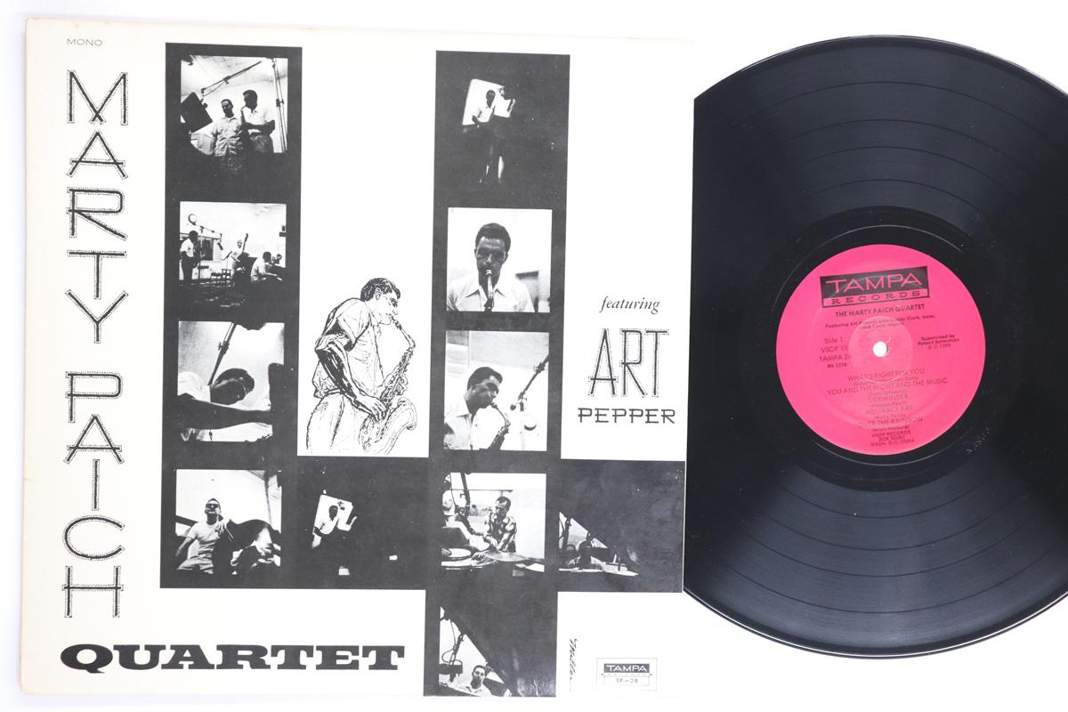 LP Record MARTY PAICH QUARTET ART PEPPER  Marty Paich Quartet VSOP10TAMPA28 V.S.O.P. Record 1985 US Jazz Used