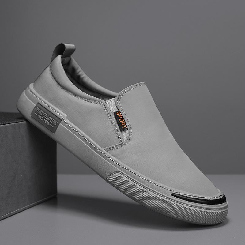 

Мужская обувь, летняя, новая, дышащая, из ледяного шелка, старая Пекинская обувь, корейская версия, модная, универсальная обувь, мужская повседневная парусиновая обувь 39 серый