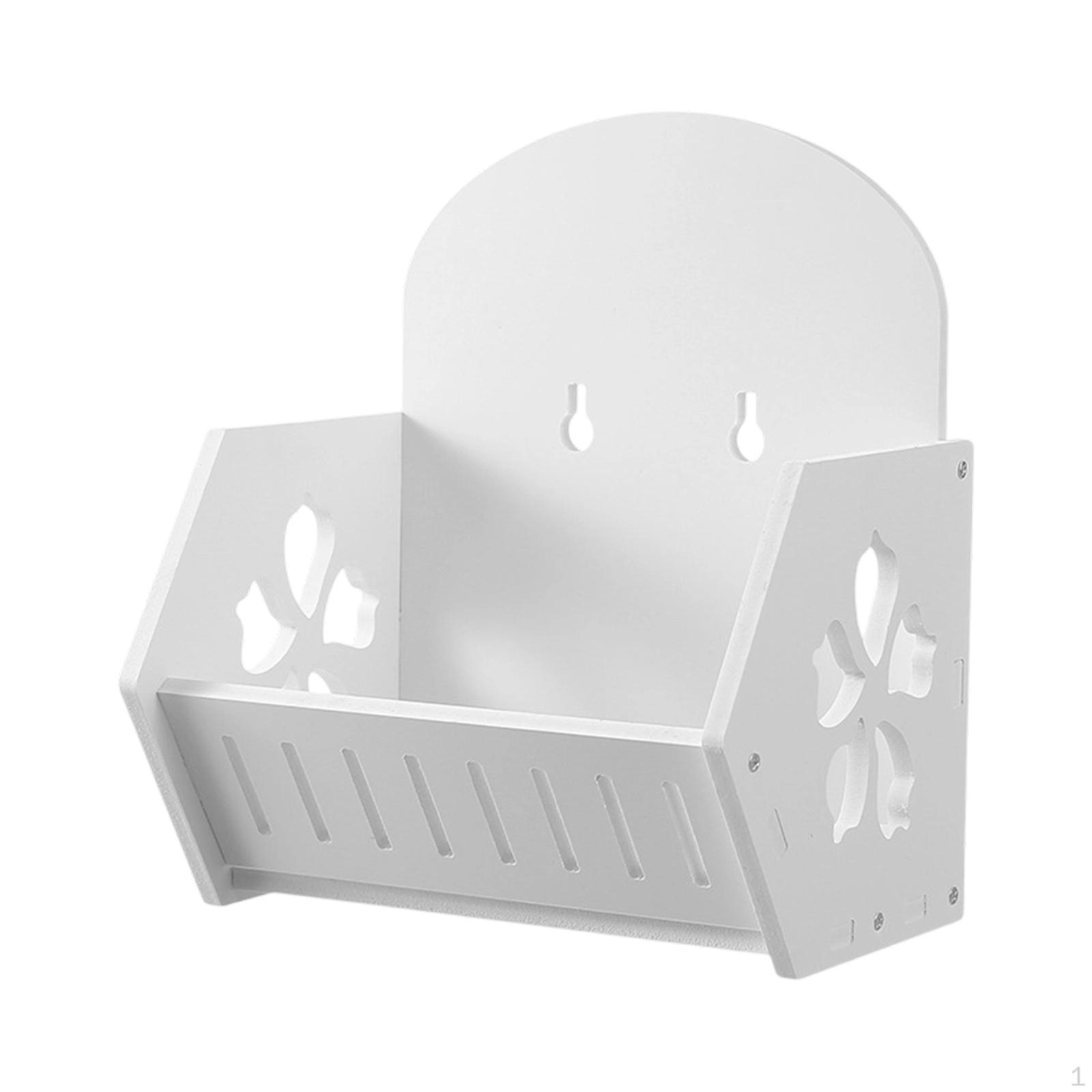 Bathroom Wall Shelf Kitchen Spice Multifunctional Ventilated Mount Organizer Storage Bin single layer