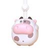 Cartoon Animal Hanging Neck Fan with Lanyard Battery Powered Bladeless USB Rechargeable Handheld Personal Neck Fan Cute