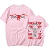 Japonské anime tričko Death Note Yagami Light Misa Amane Manga Grafika Letní tričko Muži Ležérní Bavlna Trička Nadměrná Trička Unisex Streetwear