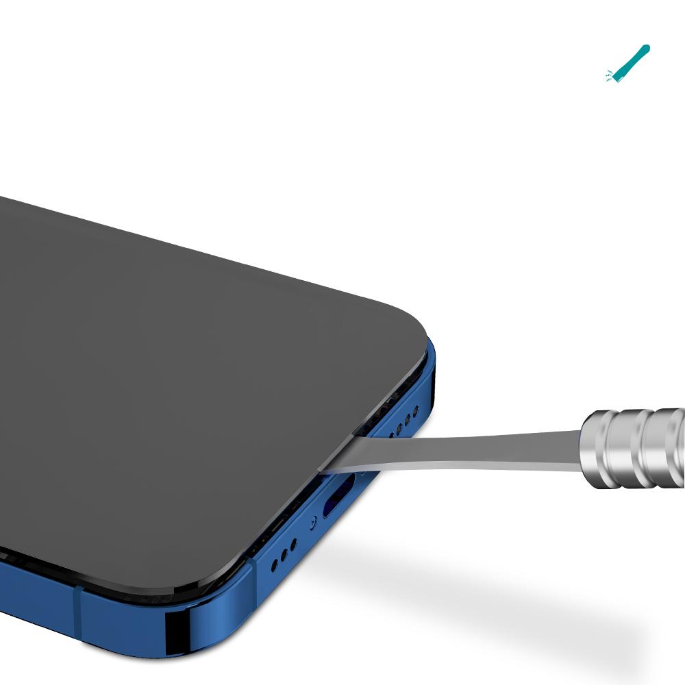 

BEST BST-75 Stainless Steel Round Handle Tin Scraper Pry Bar Phone Tablet Repair Tool Type A