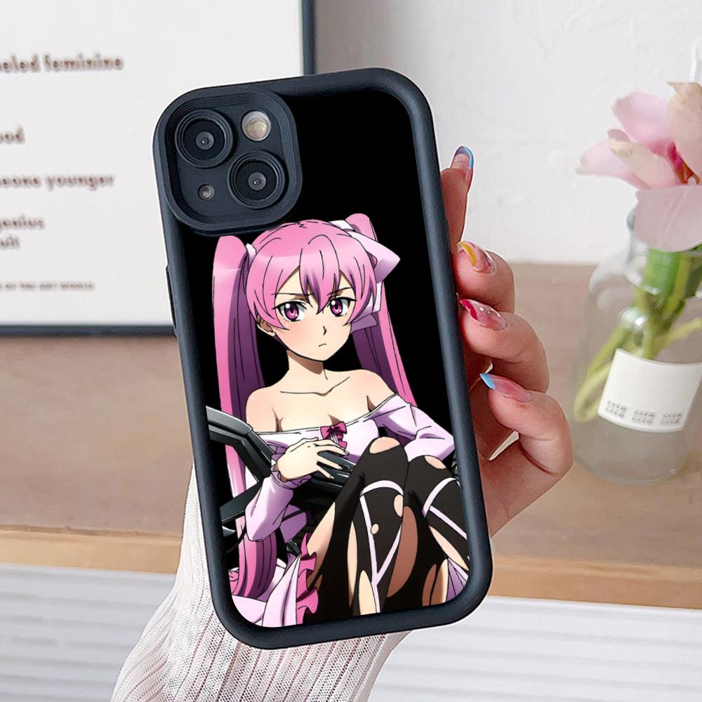 

Чехол для телефона Akame Ga Kill Mine для iPhone 17 16 15 14 13 12 11 Air Pro Max Plus Черный Мягкий ТПУ Ударопрочный Чехол iPhone 15 Plus