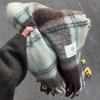 Soft Fuzzy Oversized Scarf Women Winter Warm Thick Acrylic Blend Solid Color Plush Neck Wrap
