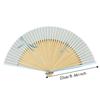Chinese Style Folding Hand Fan Bamboo Frame Women's Dance Fan Retro Handheld  Fan  Home Use
