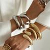 Cold Wind Metal Smooth Surface Hug Bracelet Bracelet Personality Trend Spring Bracelet Women