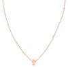 Icon Letter Design Necklace Women Necklace Rose 729373J8500-GOLD