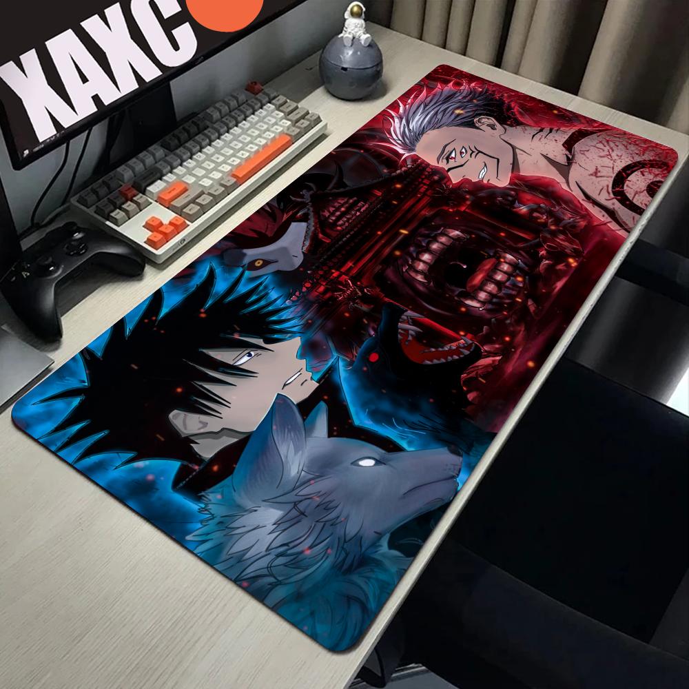 Jujutsu Kaisen XXL Muismat Anime Gojo Satoru Grote Gaming Muismat Gamer Bedrijf Toetsenbord Muismatten Tapijt Computer Bureau Mat