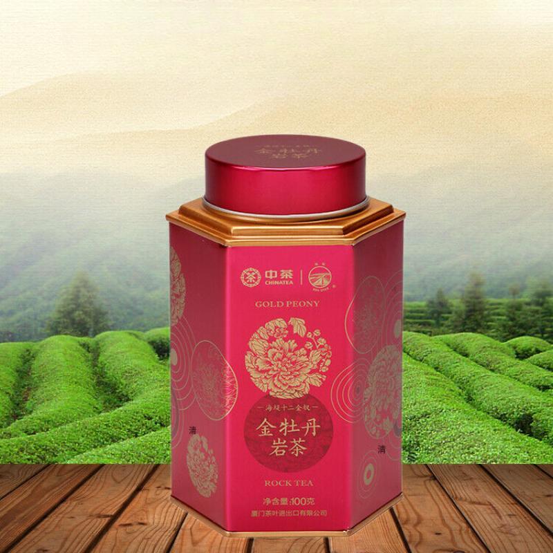 Sea Dyke Brand Gold Pfingstrose Jin Mu Dan Fujian Wuyi Rock Tea Oolong Tee 100g Dose
