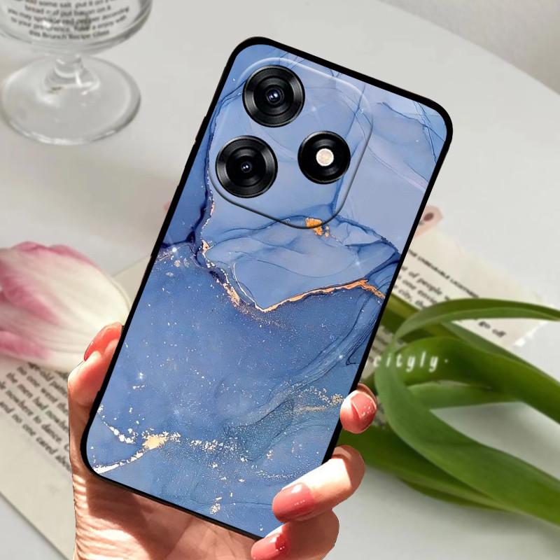 For Tecno Spark 10 Case 6.6" Shockproof Soft Silicone TPU Back Cover for Tecno Spark 10 4G Phone Cases Spark10 Cute Fundas Capa