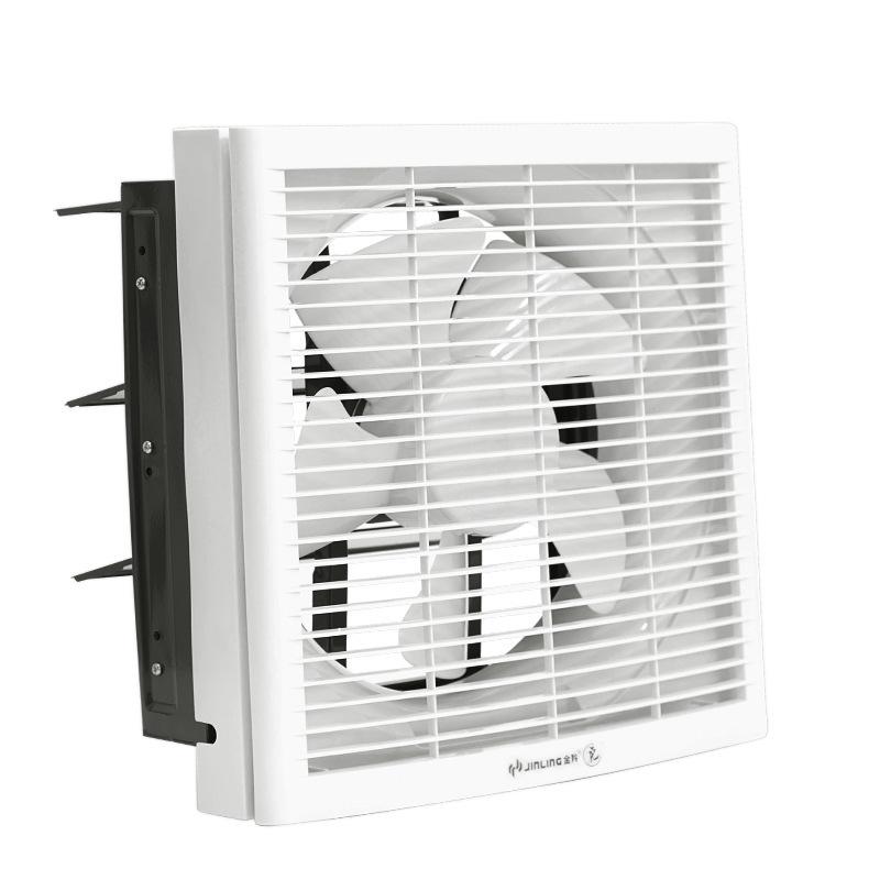Jinling Louvered Exhaust Fan - 10-inch Kitchen, 8-inch Square, 6-inch Bathroom, 12-inch Options with Free Shipping