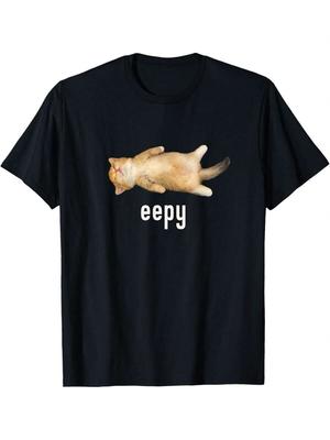 Eepy Cat, Silly Sleepy Cat Meme Unisex T-Shirt