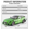 1/18 Scale BENZ AMG-GTR Cool Alloy Sports Car Model, Simulated Interior Details, Cool Lighting and Sound Effects, Exquisite Desktop Ornaments