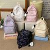 New Simple Backpack Women's Schoolbag High Junior High School College Student Women's Large-capacity Backpack Simple Leisure Bag