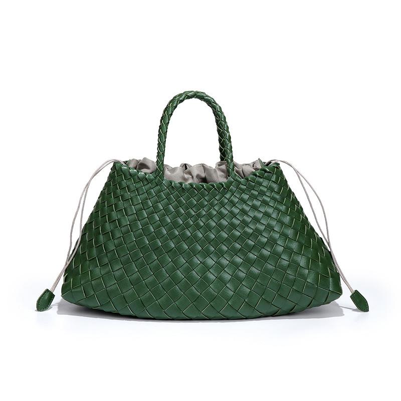 Trendy Retro Large Capacity Hand-held Women s Bag, Hand Woven Mother and Child Bag, Commuting Business Single Shoulder Tote Bag