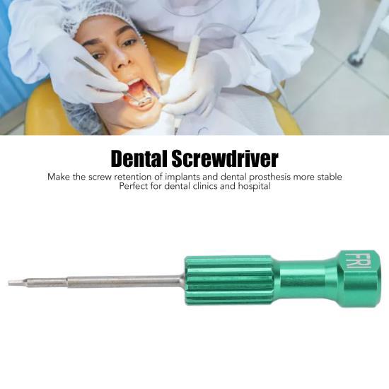  Screwdriver Stainless Steel Ergonomic Portable Dental  Screw Driver for Dentist 