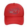 Blue Line Art Car Mesh Baseball Cap Casual Hat Outdoor  For Womens Unisex FeUnisex