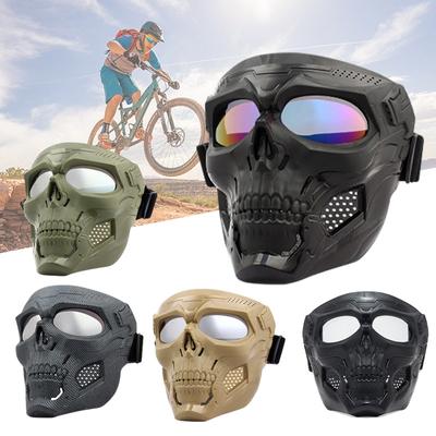 Motorradbrillenmaske, winddicht, Totenkopf, Motocross-Brille, Rennhelm, Anti-Ultraviolett, staubdicht, Fahrradschutzbrille